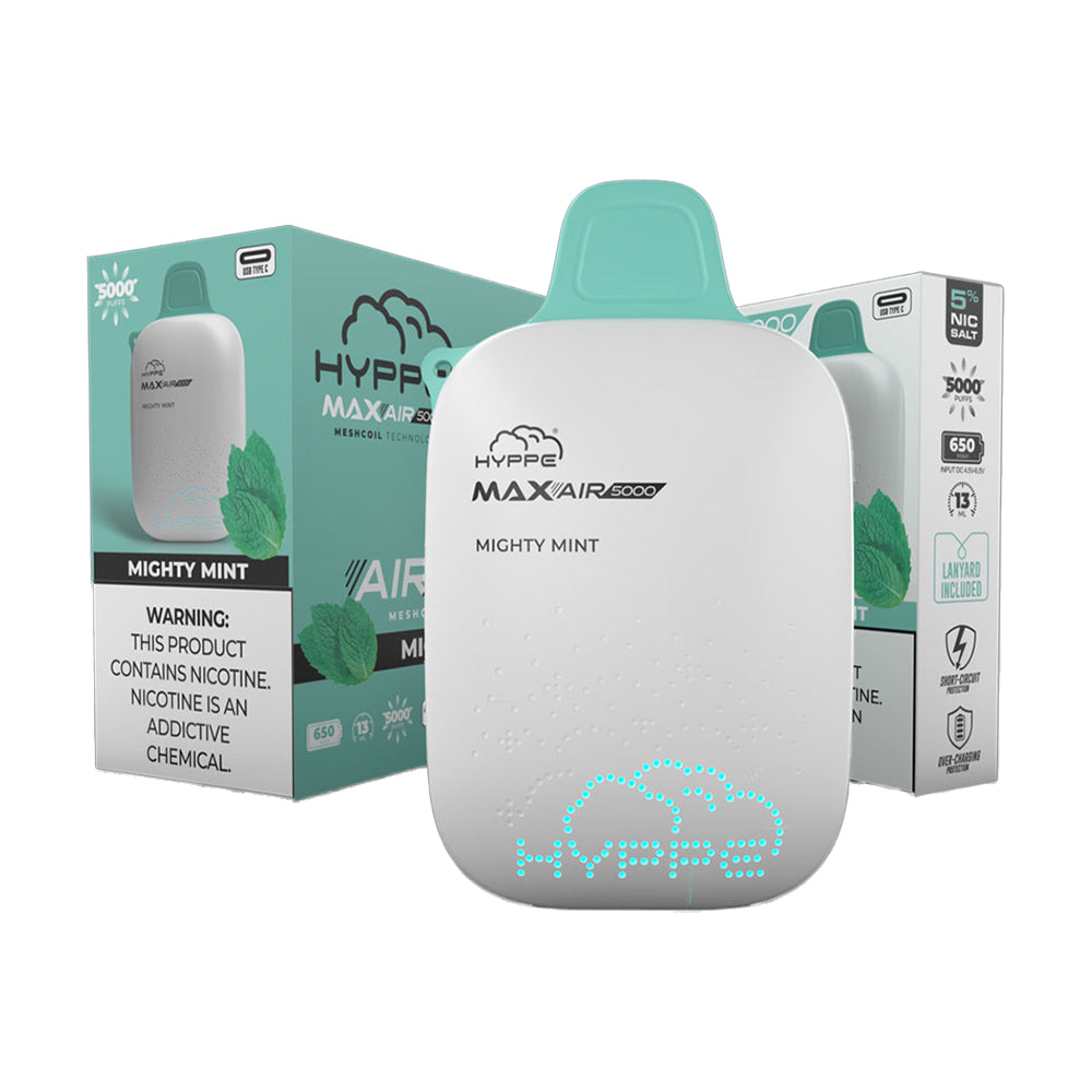 HYPPE Max Air - 5000 Puffs | 5% | (10 PACK)